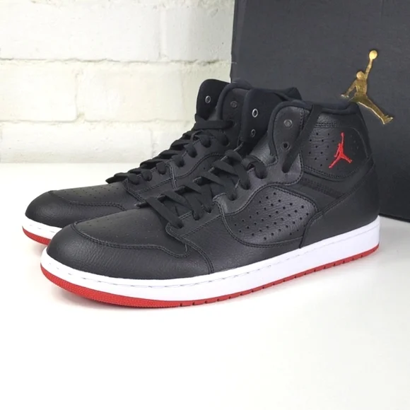 Jordan Access High Top Basketball Shoe Bred Shang Chi Mens 14 AR3762 001 - Picture 2 of 13